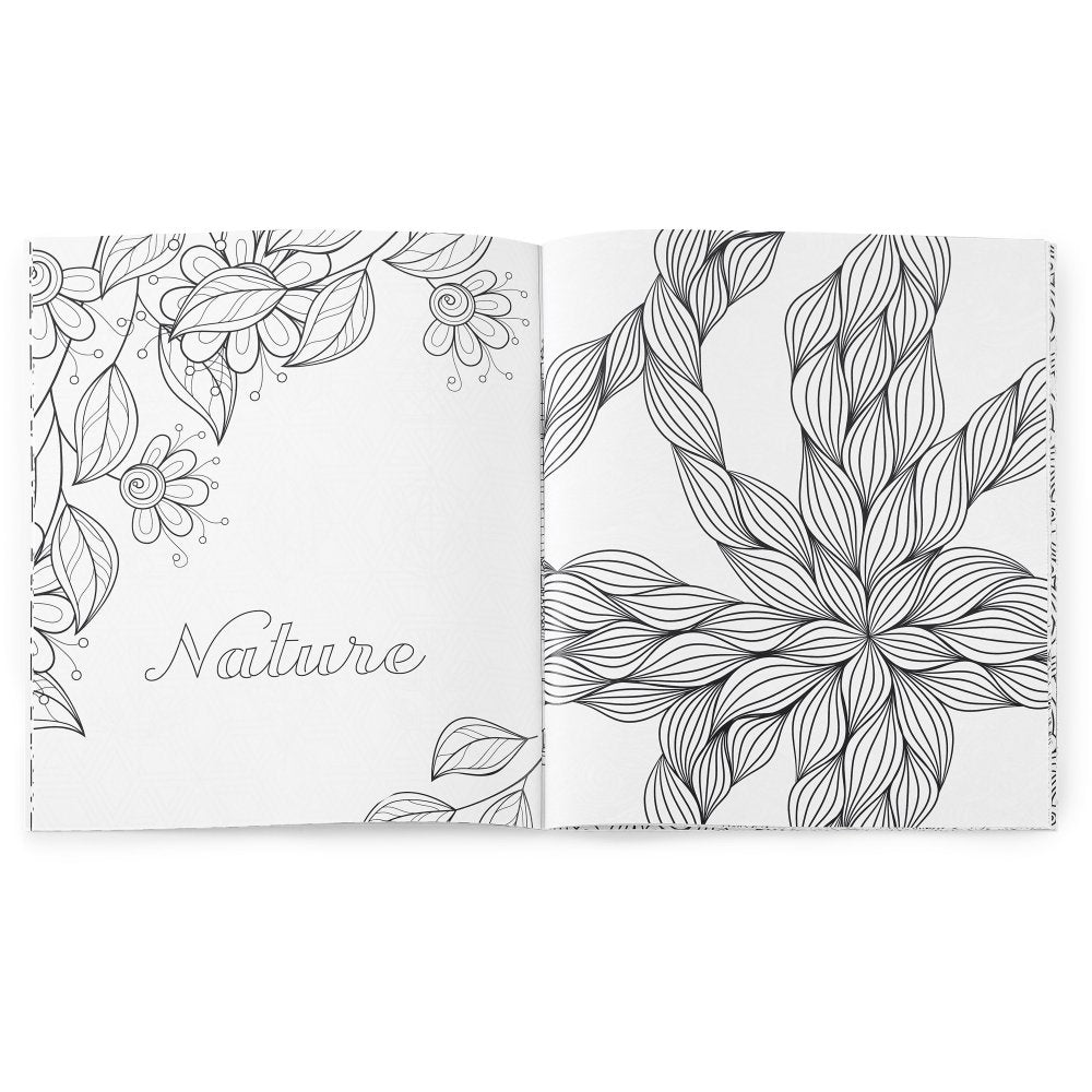 promotional adult coloring book theme