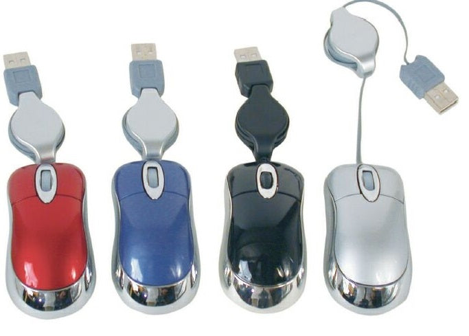 Retractable USB Mini Computer Mouse