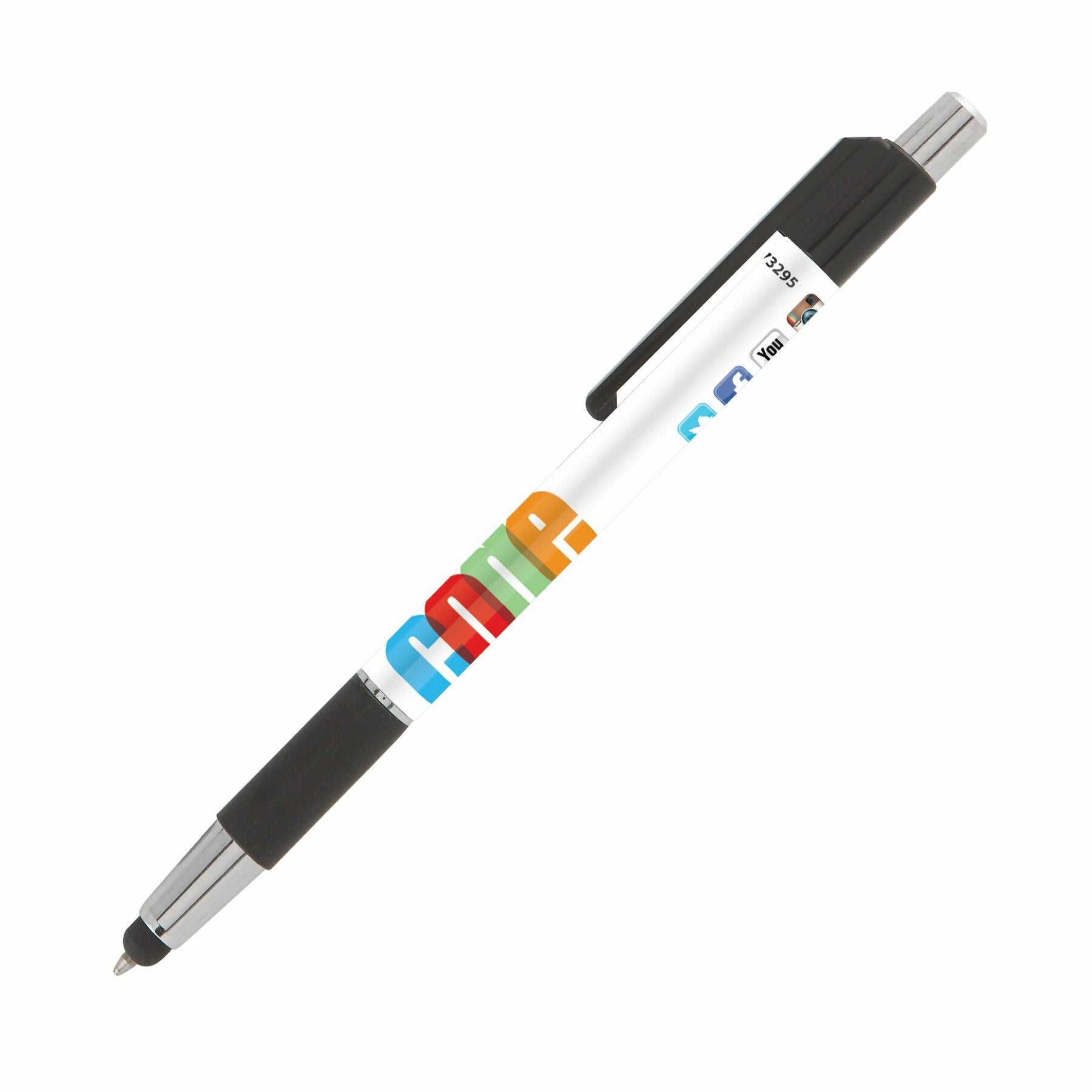 Slender Stylus Pen with Full Color Imprint