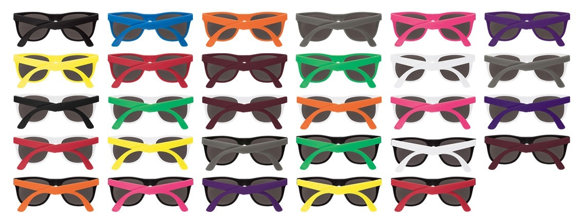 imprinted sunglasses - colors