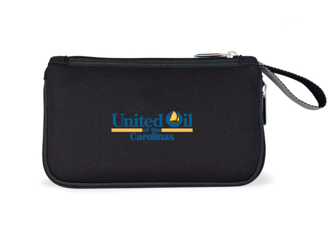 tech accessory case with logo