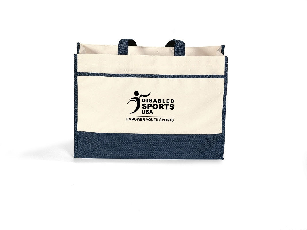 Tote Bag with Velcro Close Pocket