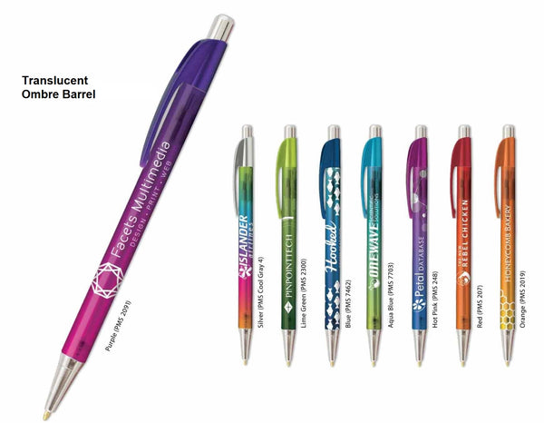Ombre Barrel Promotional Giveaway Pen
