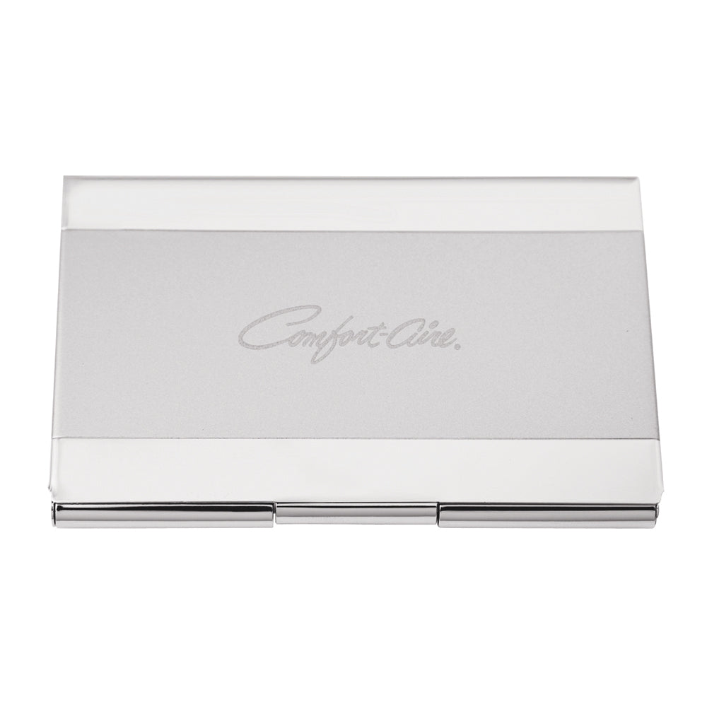Two Tone Metal Business Card Case