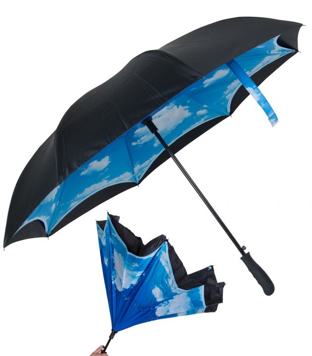 inside out custom umbrella sky lining