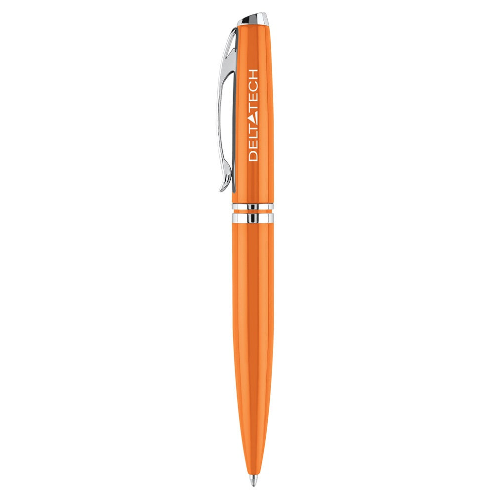 Stainless Steel Ballpoint Pen Pumpkin Orange