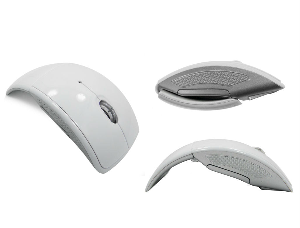 custom wireless folding mouse - detail view