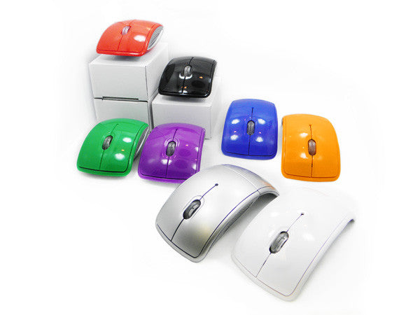 custom wireless folding mouse - colors