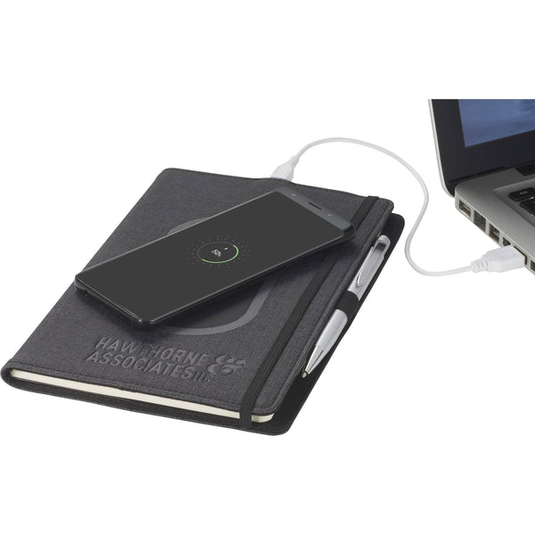 Wireless Charger + Journal Padfolio