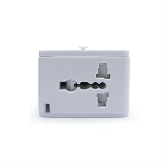Worldwide AC Travel Adapter with Dual USB Ports